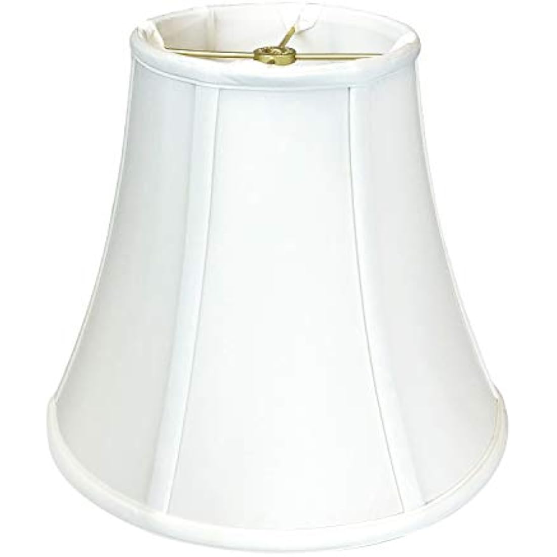 Royal Designs White Silk True Bell Lamp Shade - 8 x 16 x 12.625