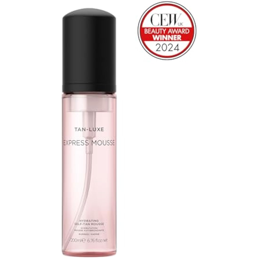 TAN-LUXE Express Self-Tanning Mousse – Hydrating Clear Bronzer 200ml