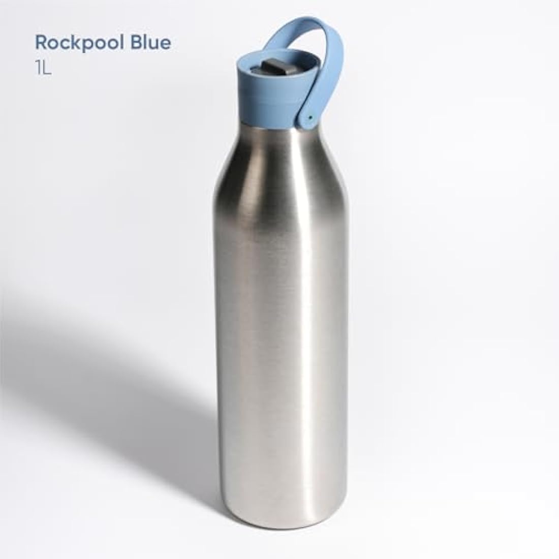 Circular & Co 1L Recycled Stainless Steel Insulated Water Bottle - Blue
