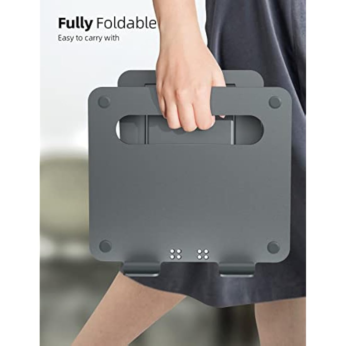 Nulaxy Adjustable Laptop Stand – Ergonomic Aluminum Riser for 10-17" Laptops