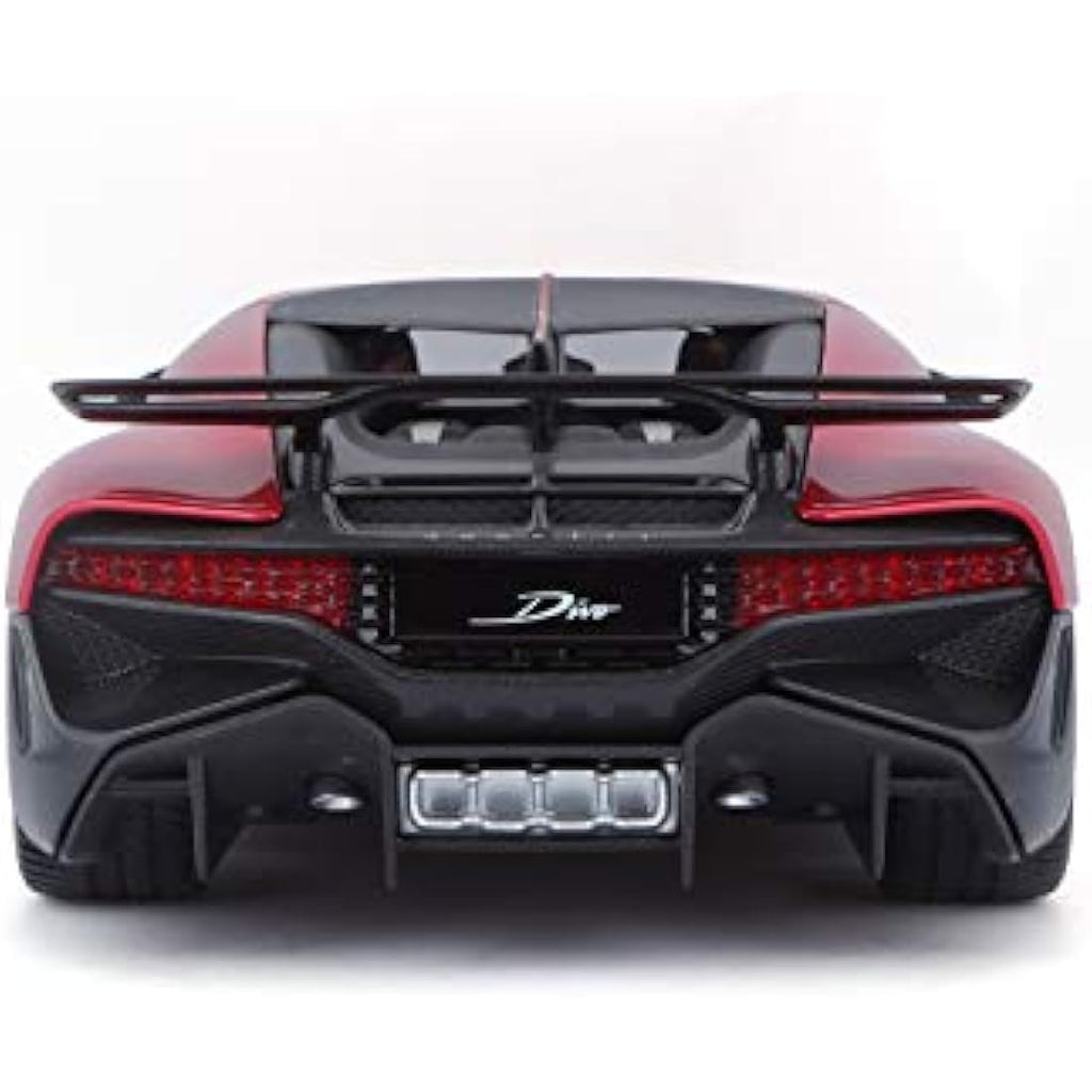 Bburago Bugatti Divo Diecast Model Car – 1:18 Scale Red Collector Edition