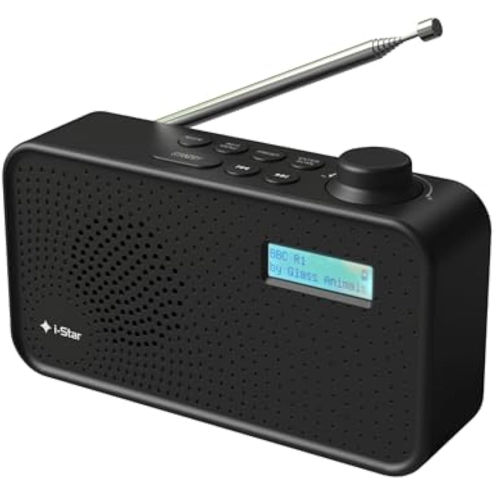 i-Star Portable DAB/DAB+ & FM Digital Radio – Battery or Mains Powered
