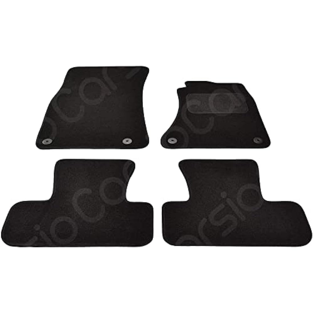 Jolof Store Audi Q5 (8R) 2008-2017 Tailored Carpet Car Mats - 4pc Black