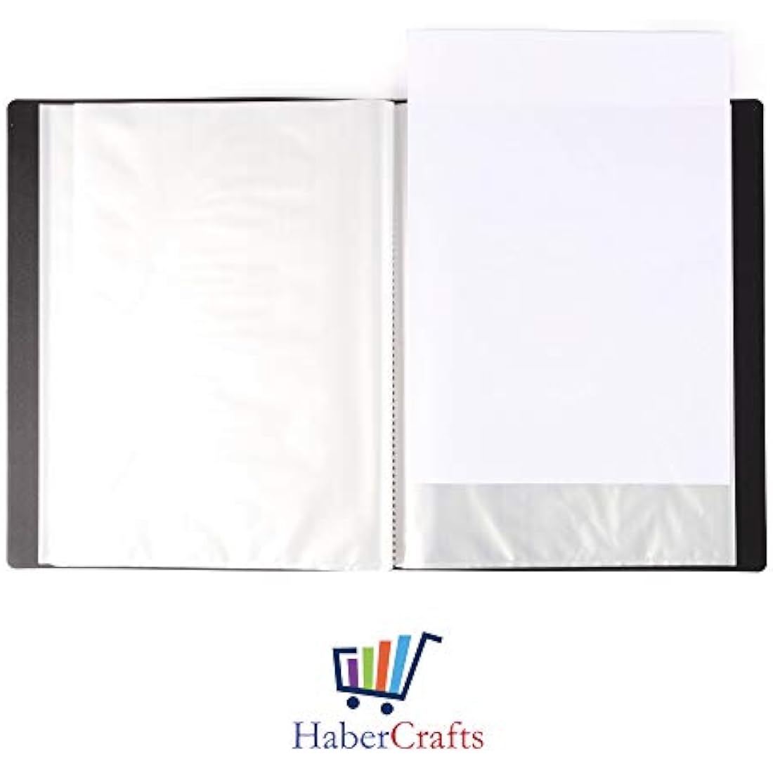 Habercrafts A3 40 Pocket Display Book | 80 View Presentation Folder Portfolio