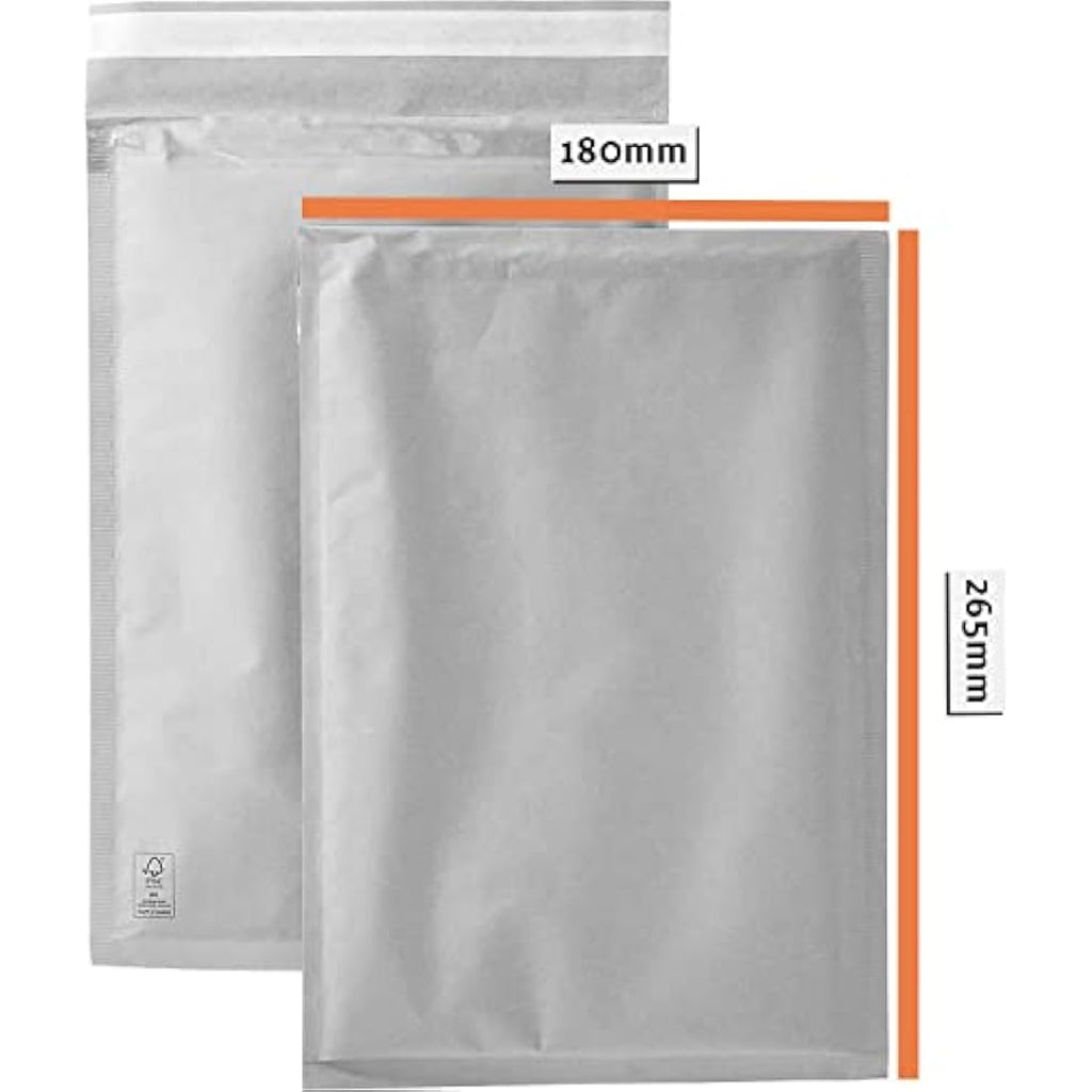 Postmaster A5 Gold Padded Envelopes - FSC Bubble Mailers, 10 Pack