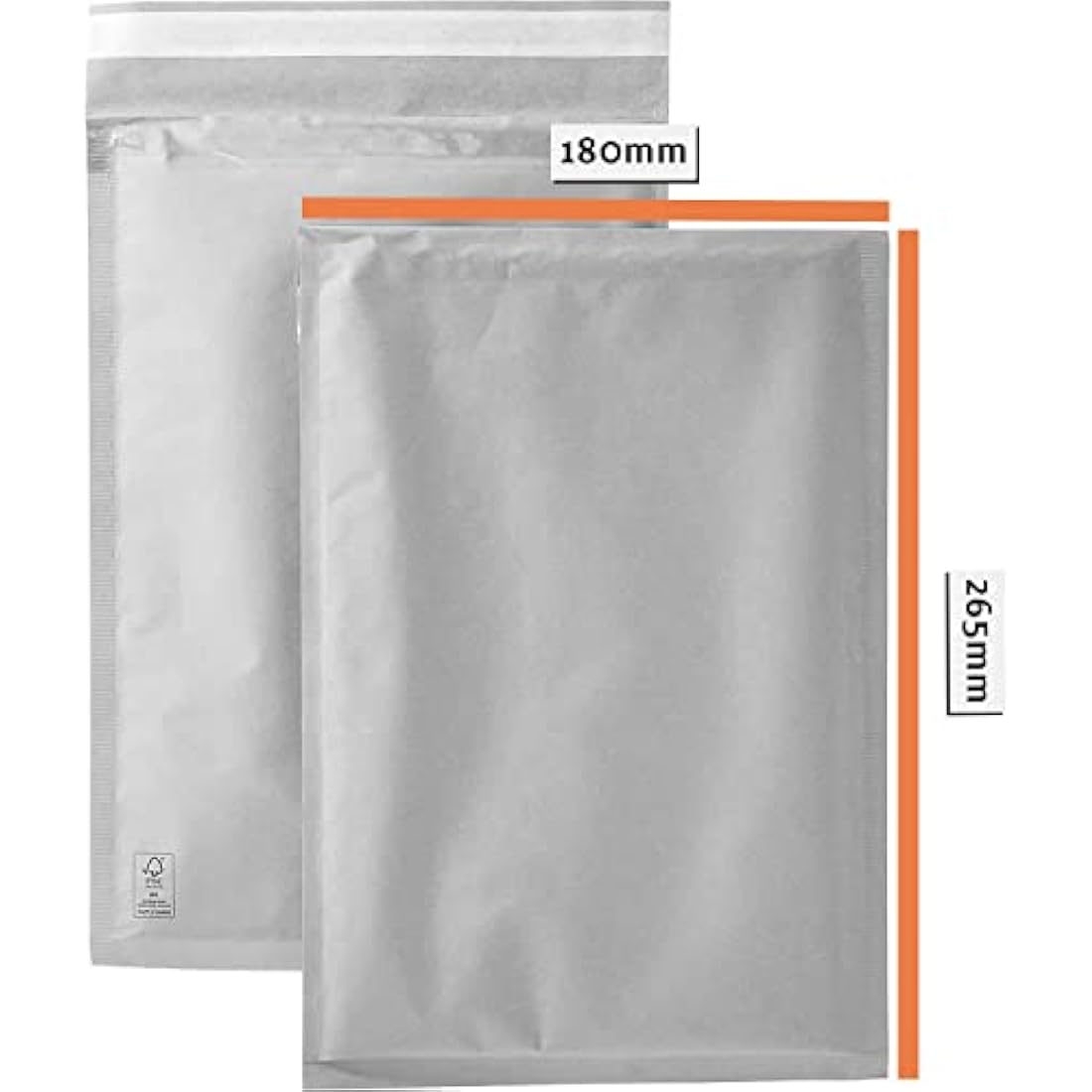 Postmaster A5 Gold Padded Envelopes - FSC Bubble Mailers, 10 Pack