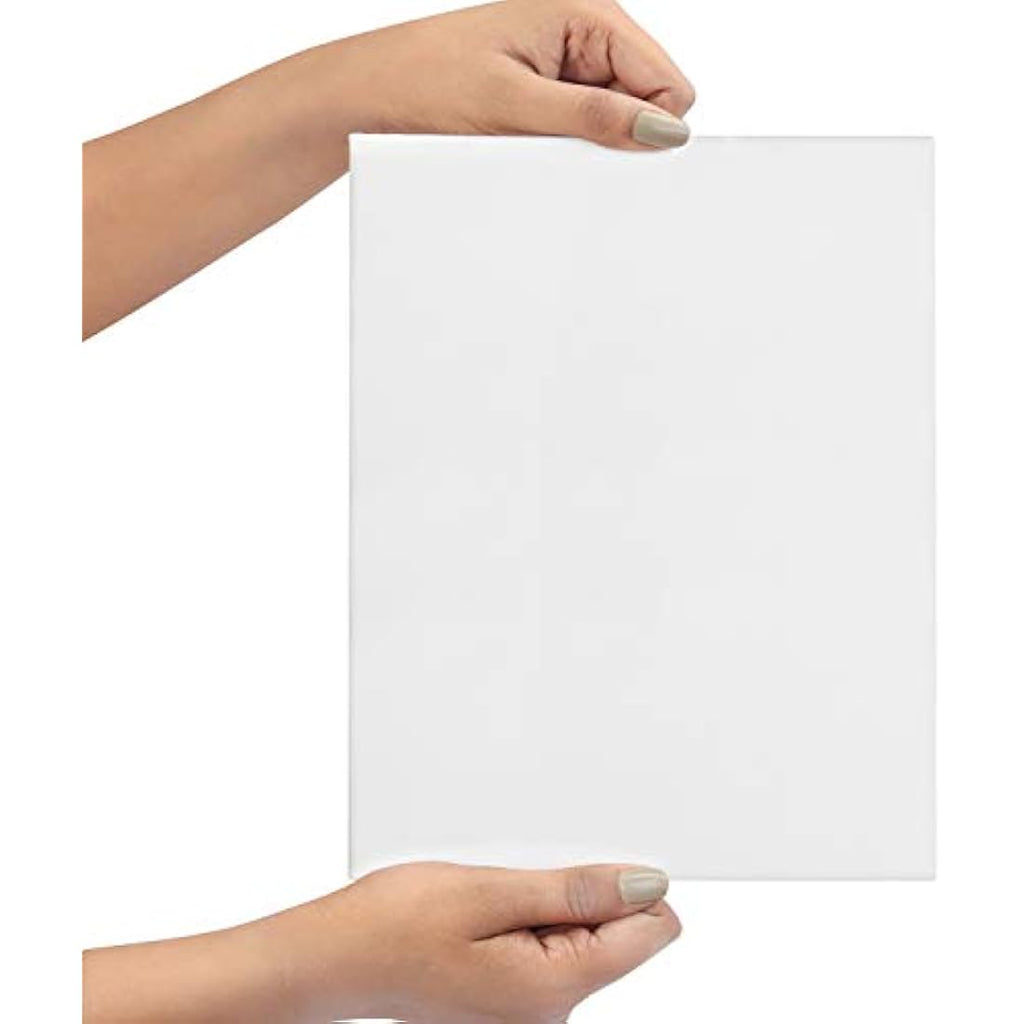 Kurtzy 24 Pack Cotton Canvas Boards – 8x10 Inch Pre-Stretched Panels
