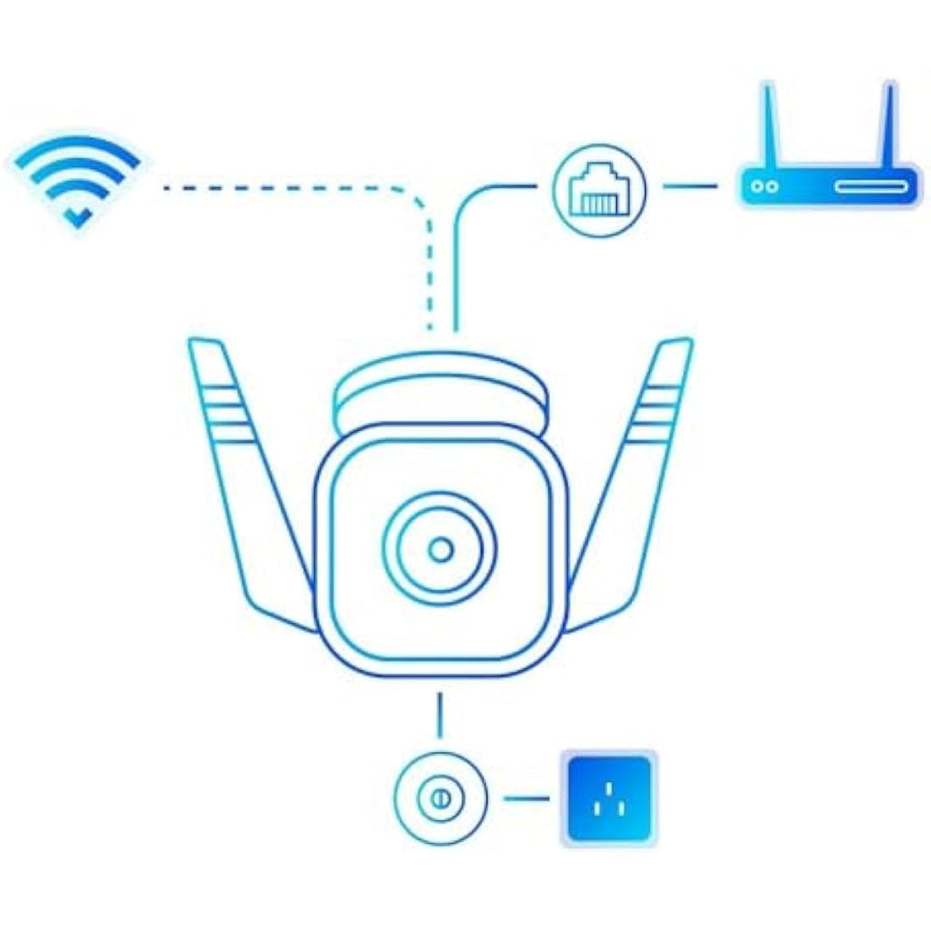 TP-Link Tapo TC65 2K Outdoor Security Camera | 3MP Night Vision & IP66