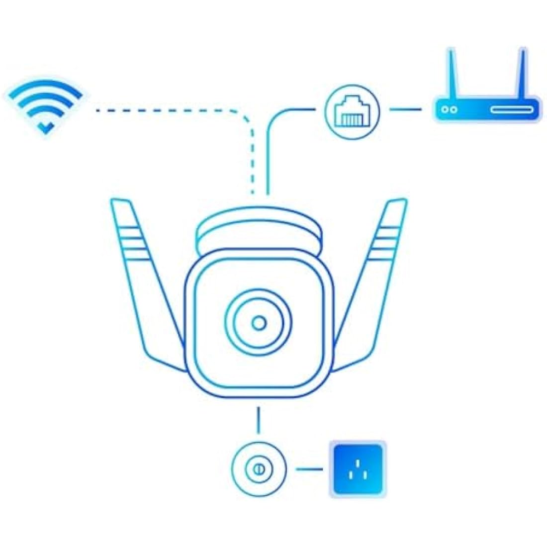 TP-Link Tapo TC65 2K Outdoor Security Camera | 3MP Night Vision & IP66
