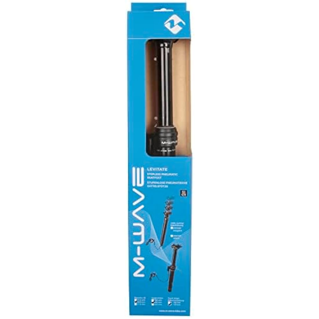 M-Wave Evan Williams Dropper Post – 400mm Aluminum Adjustable Seatpost