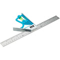 OX Pro Magnetic Combination Square 300mm / 12in - Precision Steel Tool