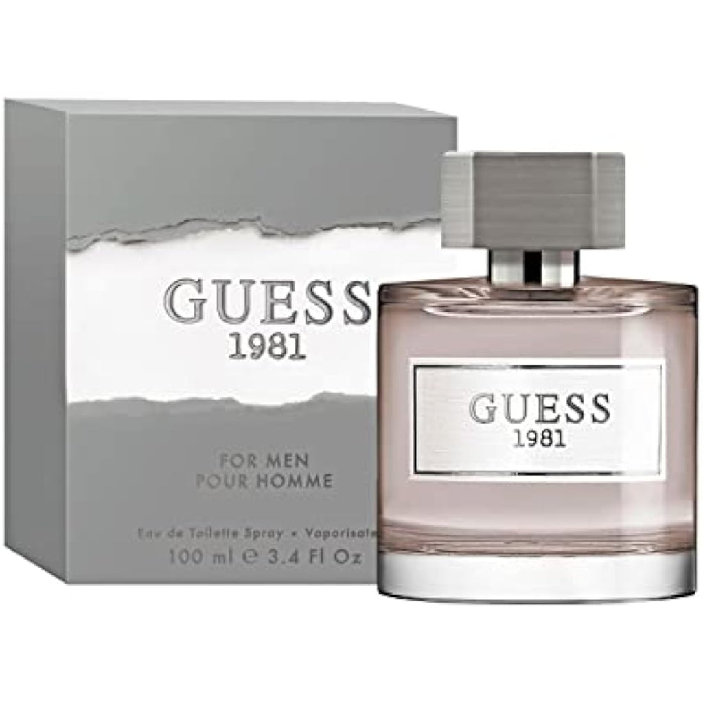 Guess 1981 For Men Eau De Toilette – 100ml Spray Designer Cologne