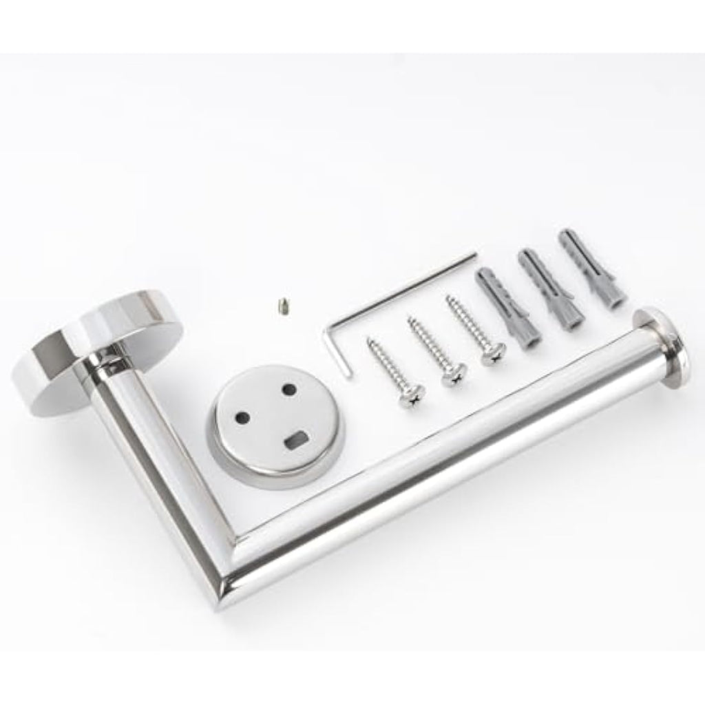 Hitslam Toilet Paper Holder – Stainless Steel Wall Mounted Chrome Roll Holder