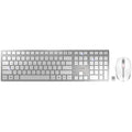CHERRY DW 9100 SLIM Wireless Desktop Set | Bluetooth & 2.4GHz | Silver