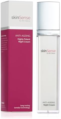 SkinSense Anti-Ageing Night Cream | Brightening Face Moisturiser 50ml
