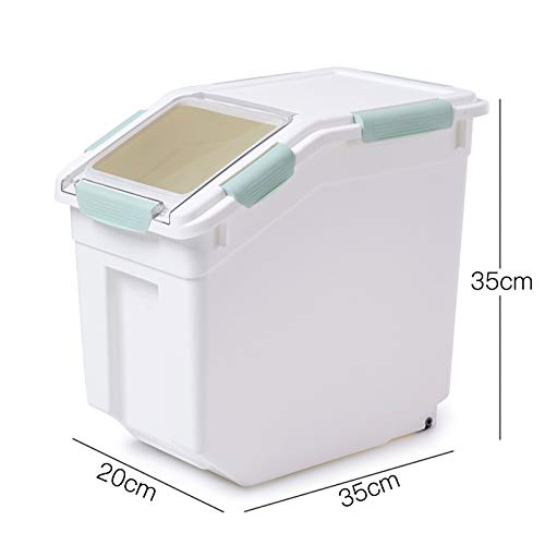 Toolzia 10kg Rice Dispenser | Airtight Grain Storage Bin with Scoop