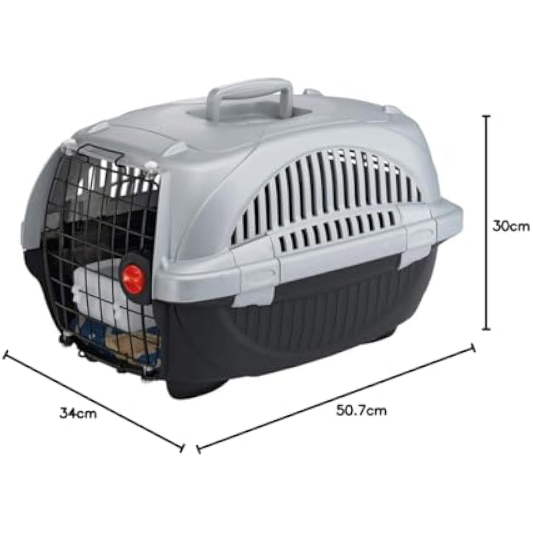 Ferplast Atlas 10 Deluxe Pet Carrier for Cats and Small Dogs - 5kg