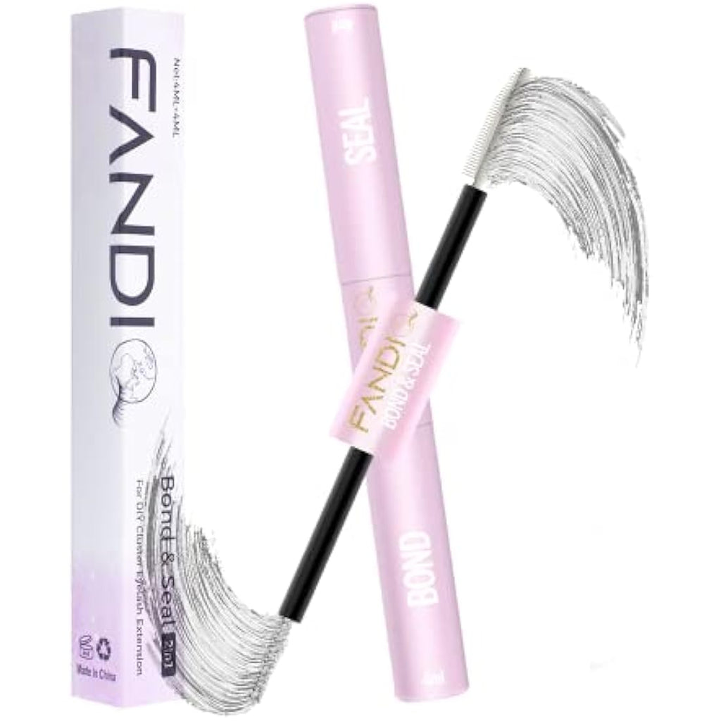 FANDIQ Lash Bond and Seal | Waterproof Cluster Eyelash Glue for DIY Extensions
