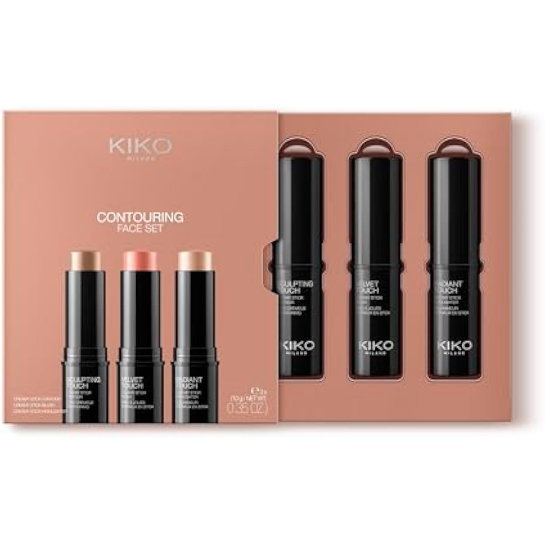 KIKO Milano Contouring Face Set 01 - 3-Piece Creamy Makeup Stick Kit