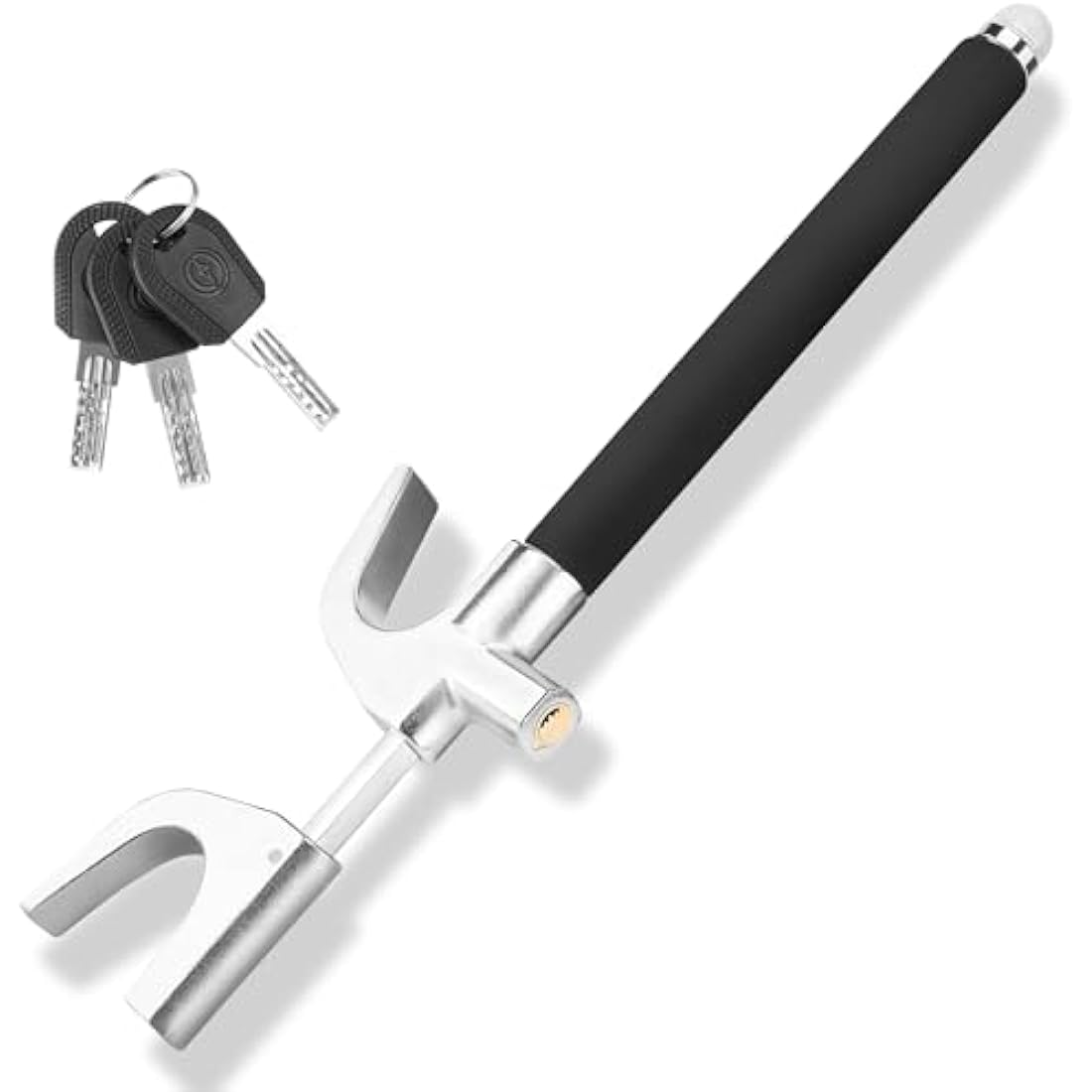 Turnart Steering Wheel Lock – Universal Anti-Theft Device with Safety Hammer