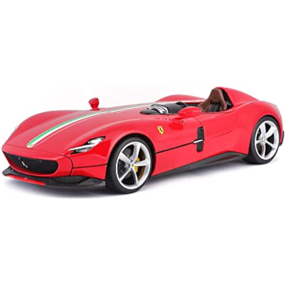 Bburago Ferrari Monza SP1 Die-Cast Model Car – 1:18 Scale Replica, Red