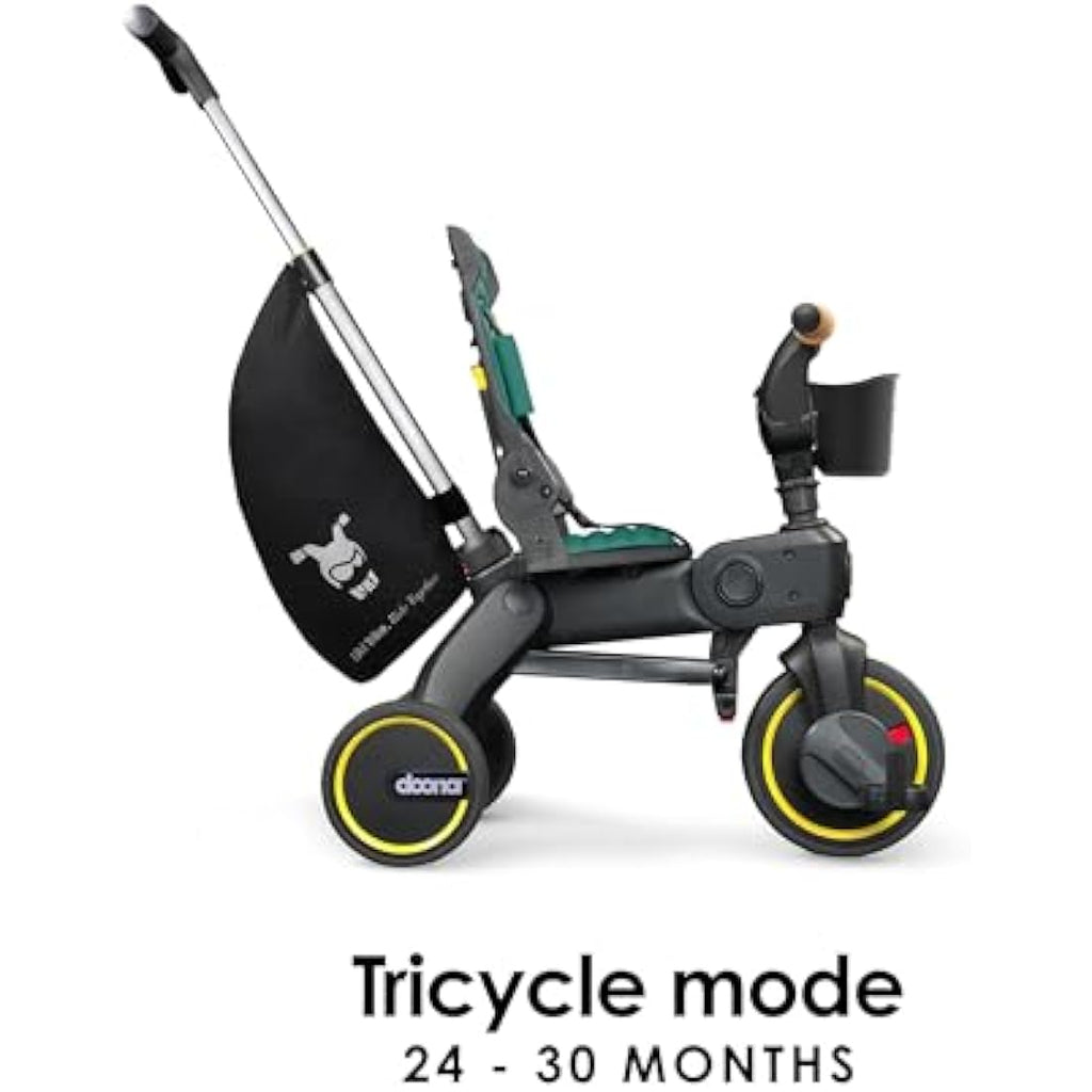 Doona Liki Trike S5 | Foldable Toddler Tricycle - Racing Green