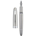 Asvine J16 Titanium Fountain Pen | Jowo Fine Nib Piston Filling Ink Window