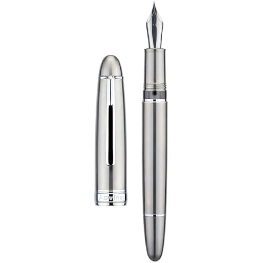 Asvine J16 Titanium Fountain Pen | Extra Fine Jowo Nib Piston Filler