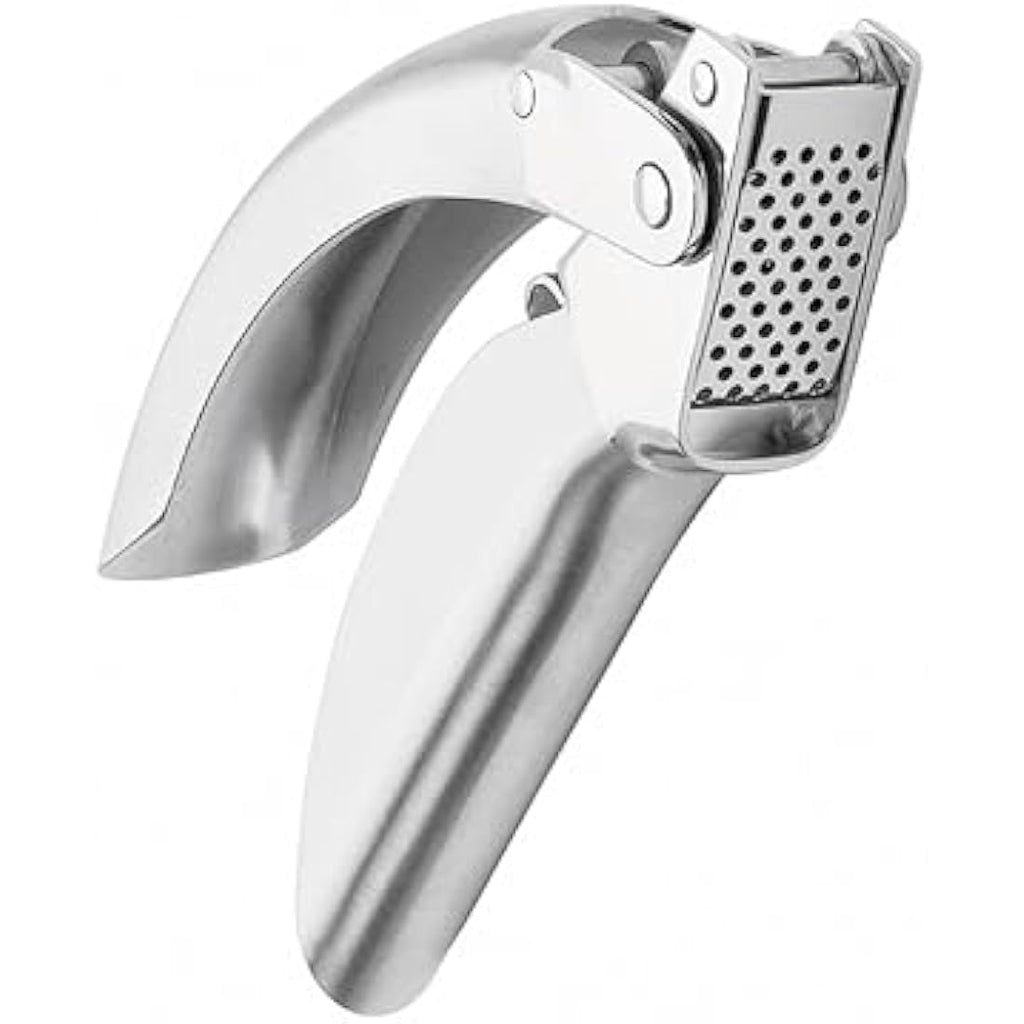 Kuhn Rikon Stainless Steel Garlic Press – Durable Ergonomic Crusher