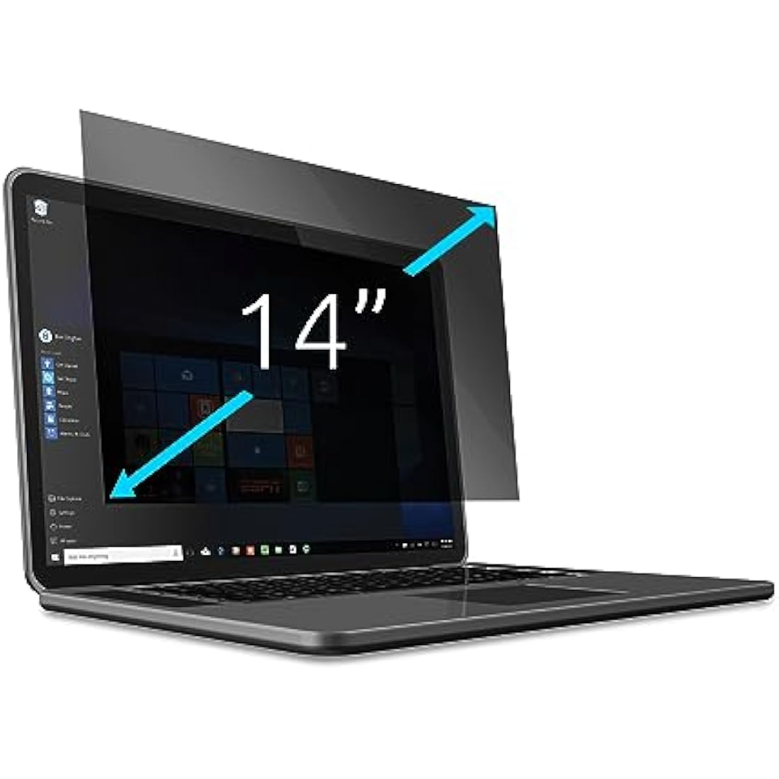 Kensington 14" Laptop Privacy Screen Filter | Anti-Glare & Blue Light