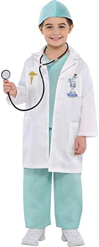 Amscan Kids Surgeon Costume – Child's Doctor Fancy Dress Outfit