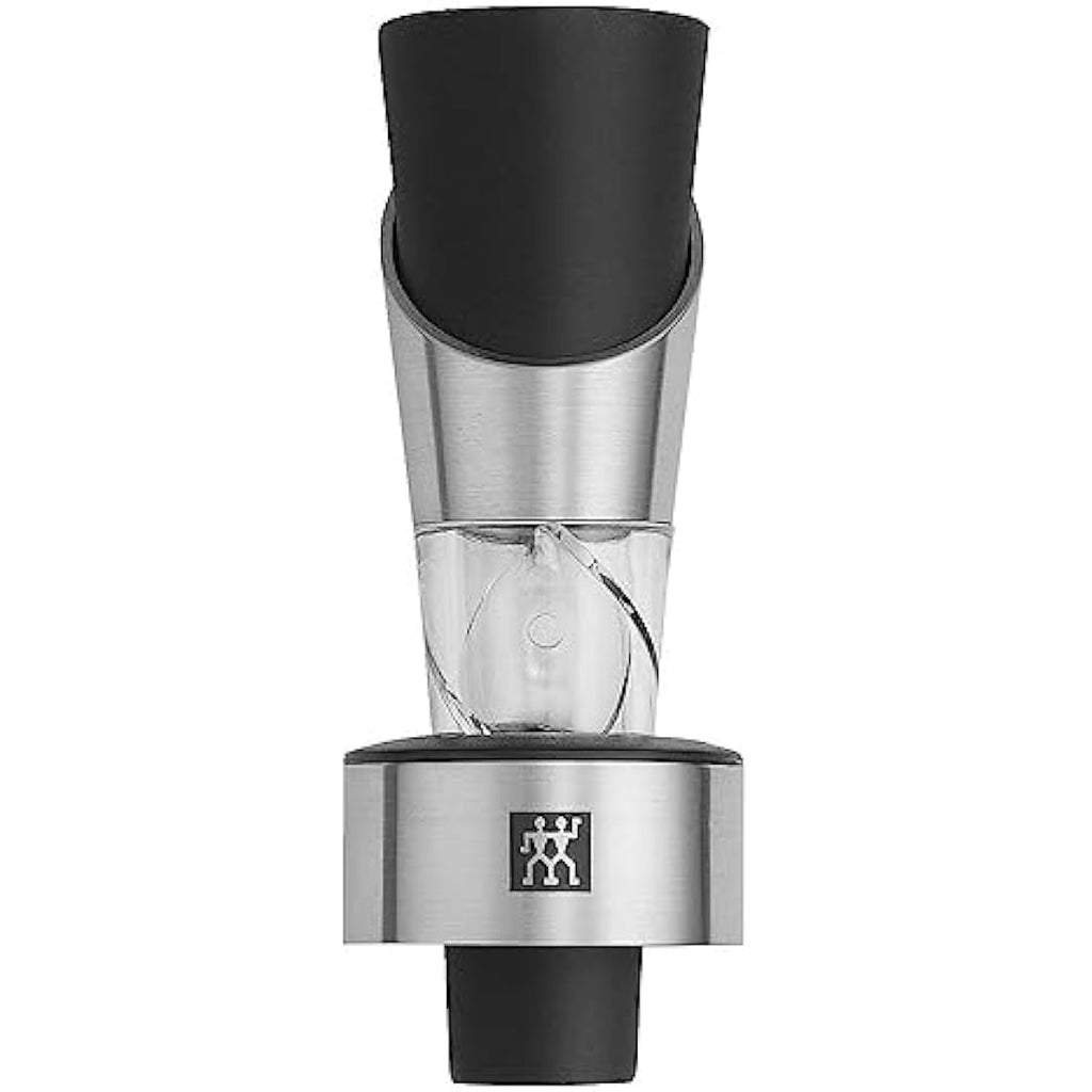 ZWILLING Sommelier Wine Decanter & Aerator – Stainless Steel Stopper
