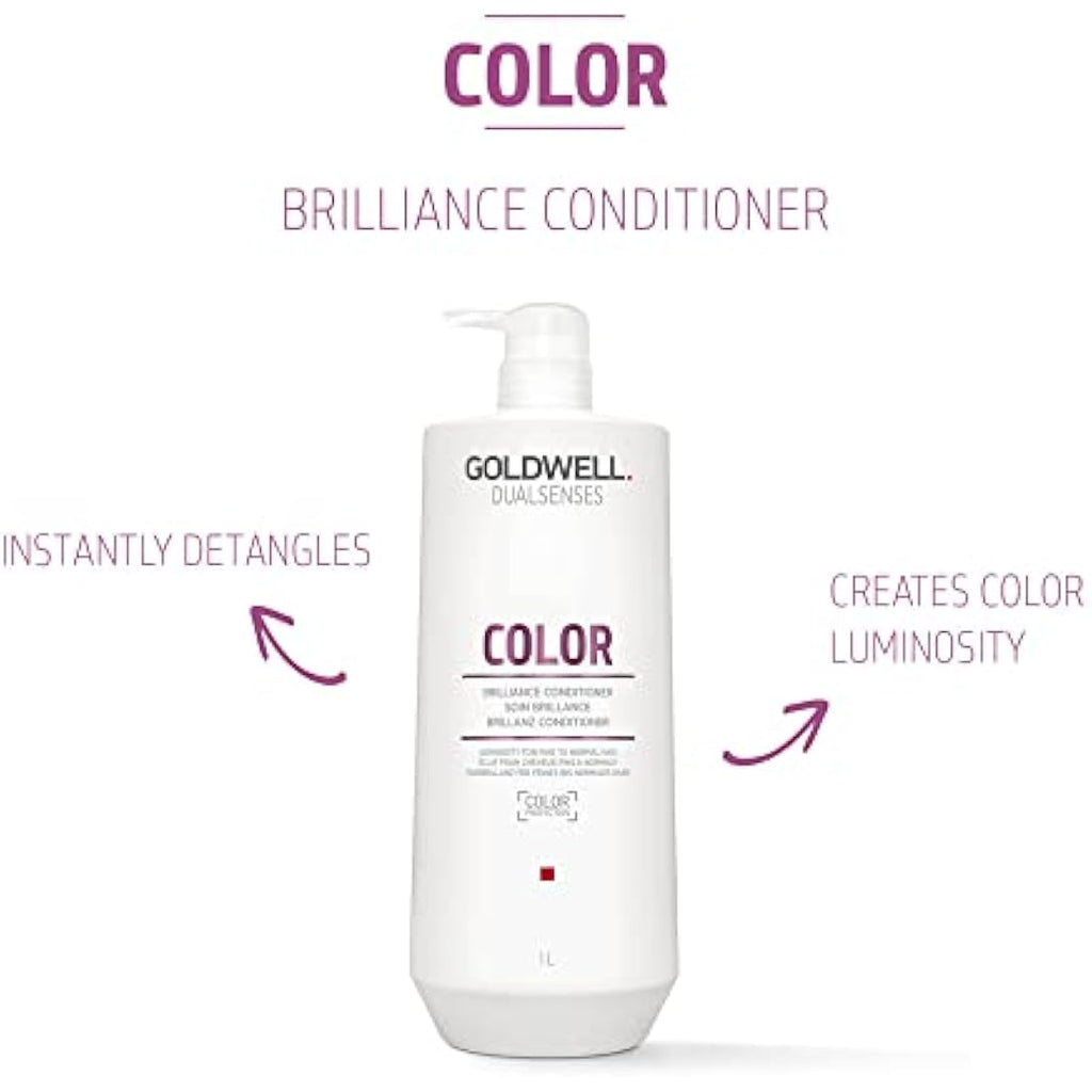 Goldwell Dualsenses Color Brilliance Conditioner - Hair Care, 1 Litre