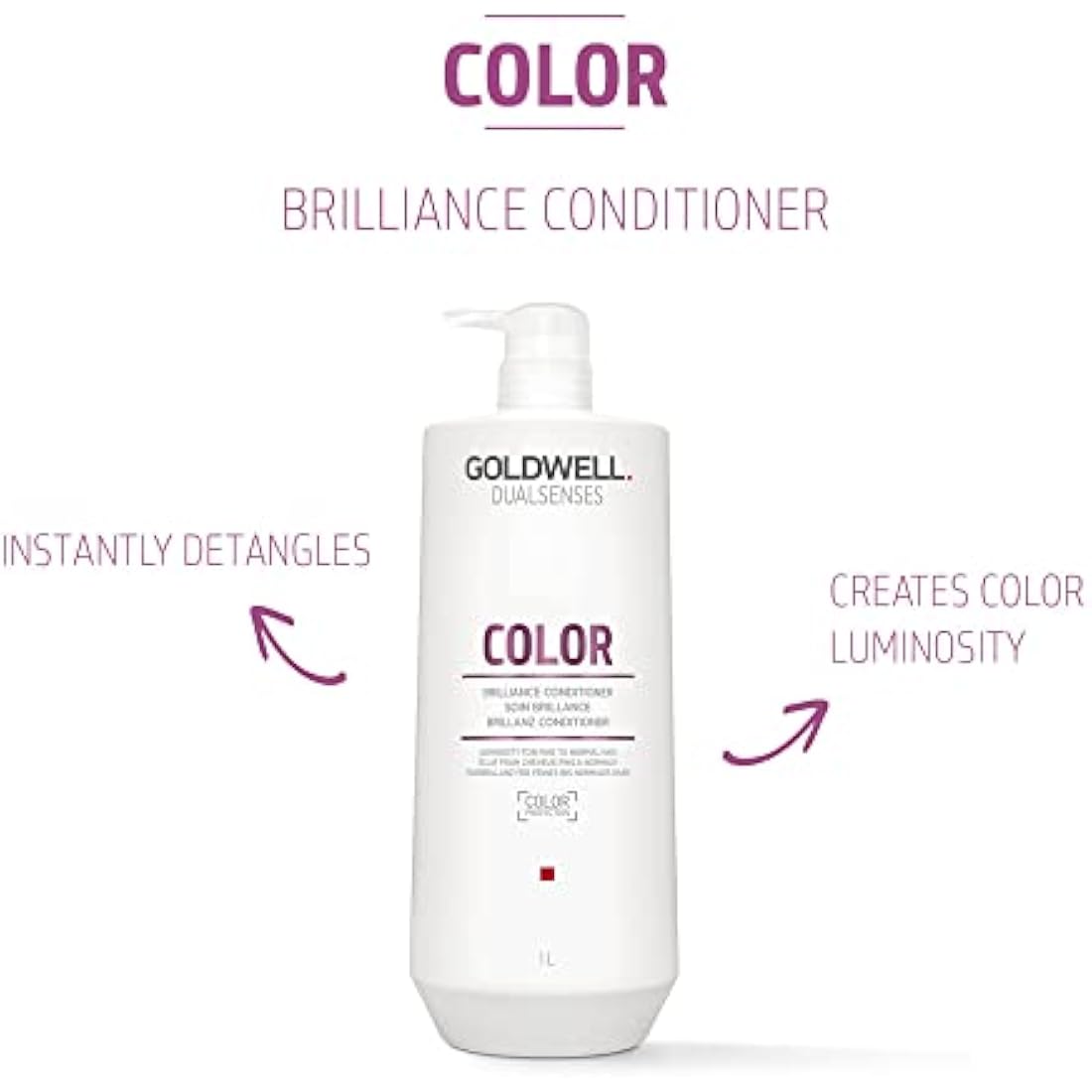 Goldwell Dualsenses Color Brilliance Conditioner - Hair Care, 1 Litre