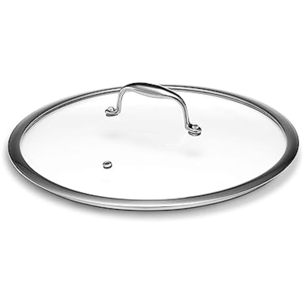 HexClad 30 cm Tempered Glass Lid – Steam Vented Hybrid Cookware