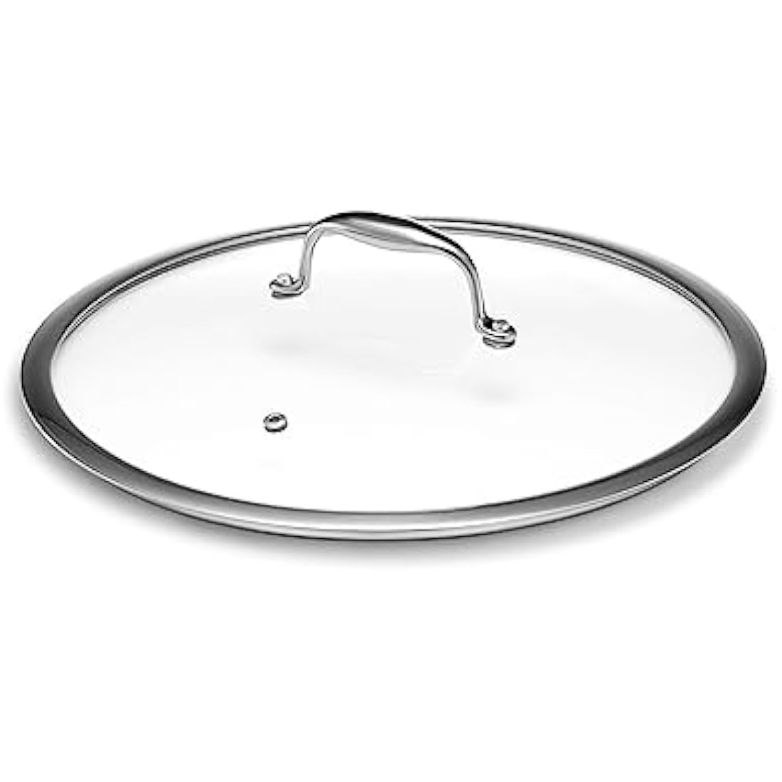 HexClad 30 cm Tempered Glass Lid – Steam Vented Hybrid Cookware