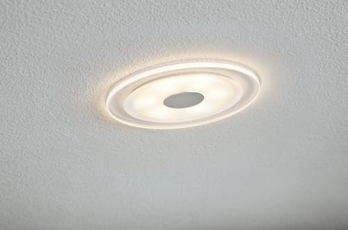 Paulmann Whirl Recessed LED Spotlight Set | Satin Aluminium | Dimmable