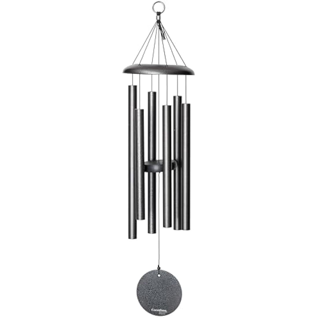 Corinthian Bells 30" Wind Chime - Silver Vein Aluminum - Made in USA