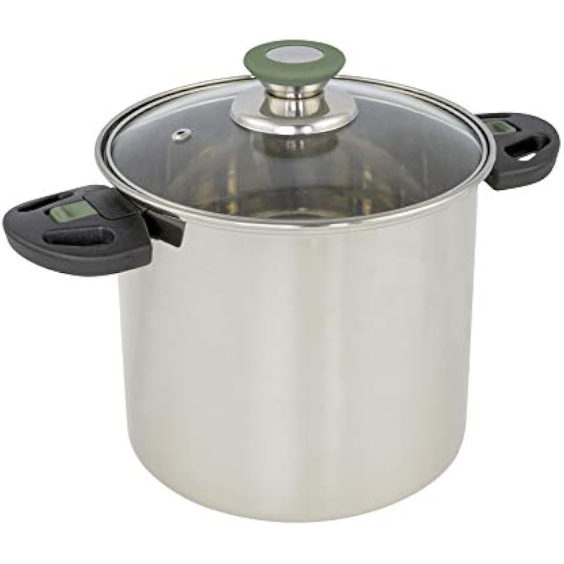 Bo-Camp Elegance Compact 3 Cookware Set – Stackable Stainless Steel