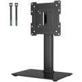 BONTEC Universal Swivel TV Stand | Height Adjustable 17-43 inch Pedestal