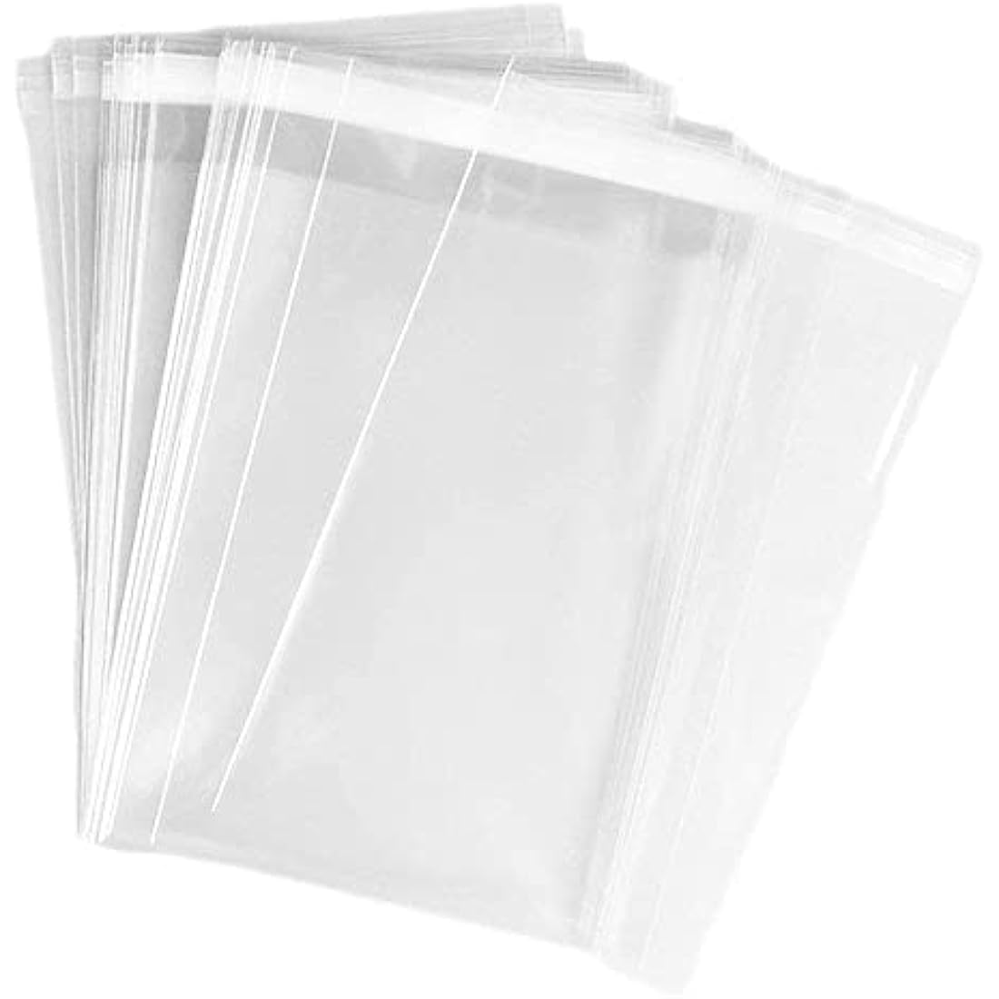 Sabco 100 Clear Cellophane Bags | Self-Seal Food Safe OPP (22.5x30.5cm)