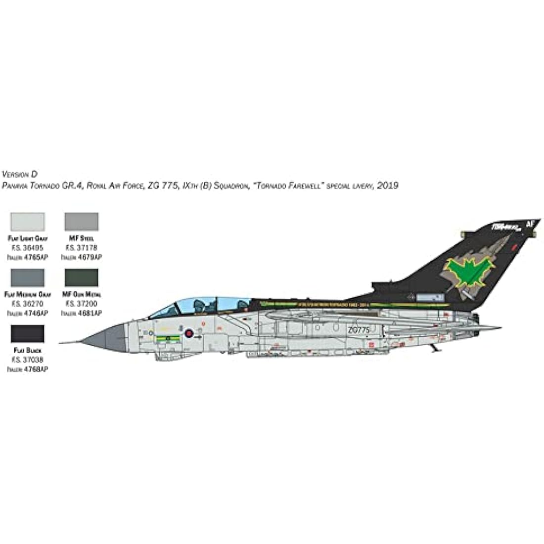 Italeri RAF Tornado GR.4 Military Aviation 1:32 Scale Model Plastic Kit