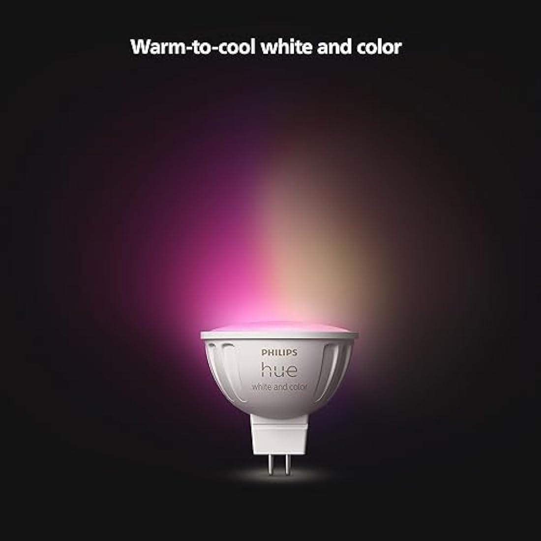 Philips Hue MR16 Smart LED Spot Bulb – White and Color Ambiance