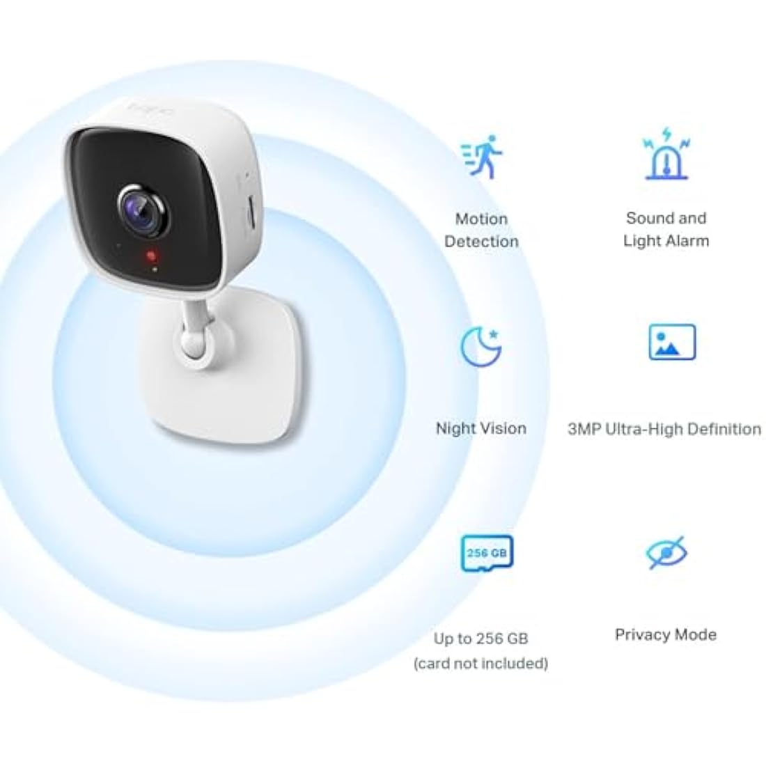 Tapo C110 2K 3MP Indoor Security Camera | WiFi Baby & Pet Monitor