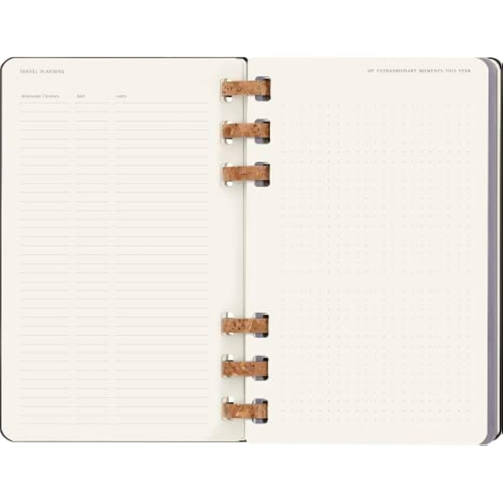 Moleskine 2024 Monthly & Weekly Spiral Agenda | Large Hard Cover Black