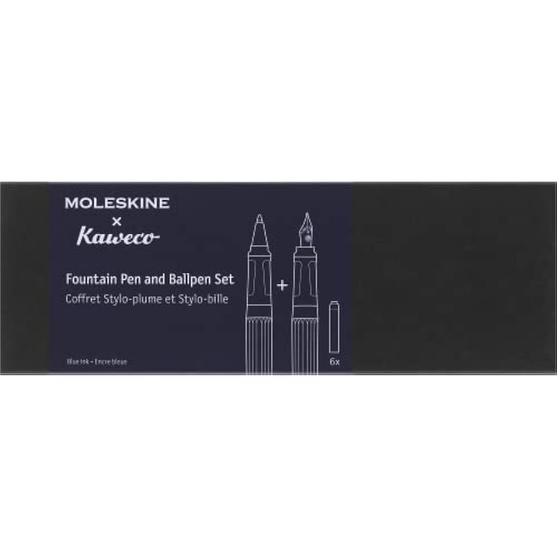 Moleskine x Kaweco Fountain Pen – Blue ABS Plastic with Gold Nib