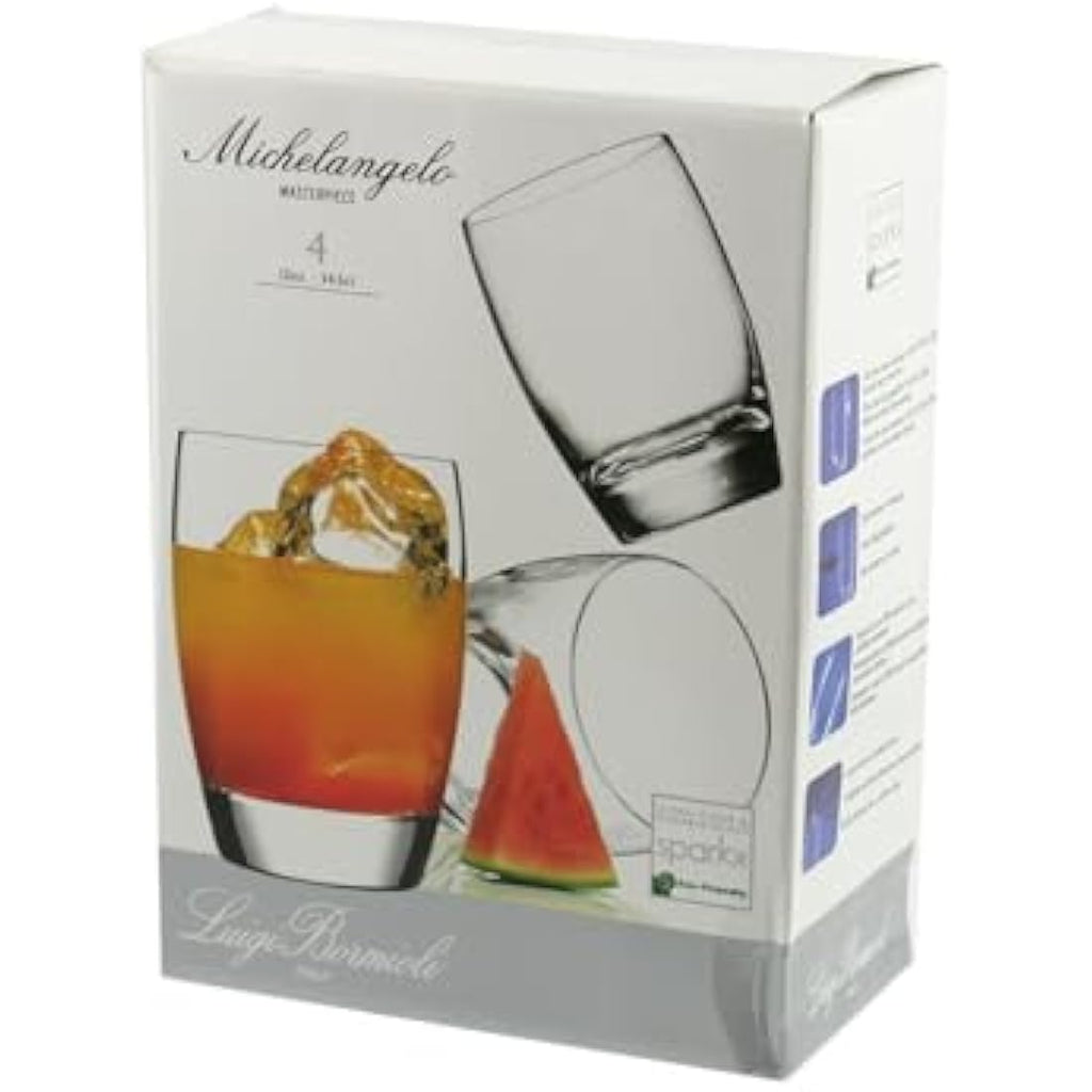 Michelangelo MP D.O.F. Glassware – UltraClear Durable Glass - 4 Pack