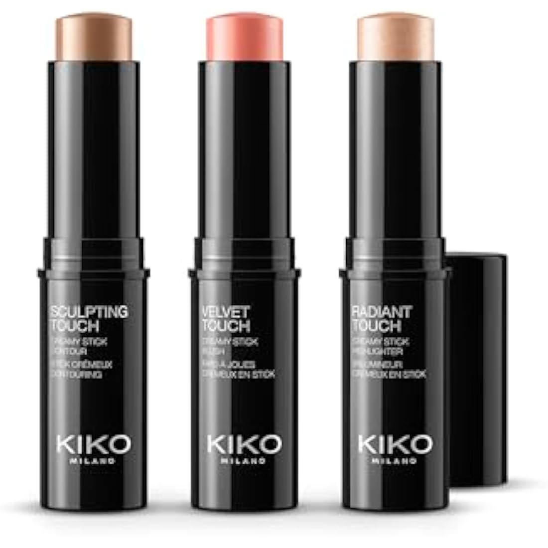 KIKO Milano Contouring Face Set 01 - 3-Piece Creamy Makeup Stick Kit