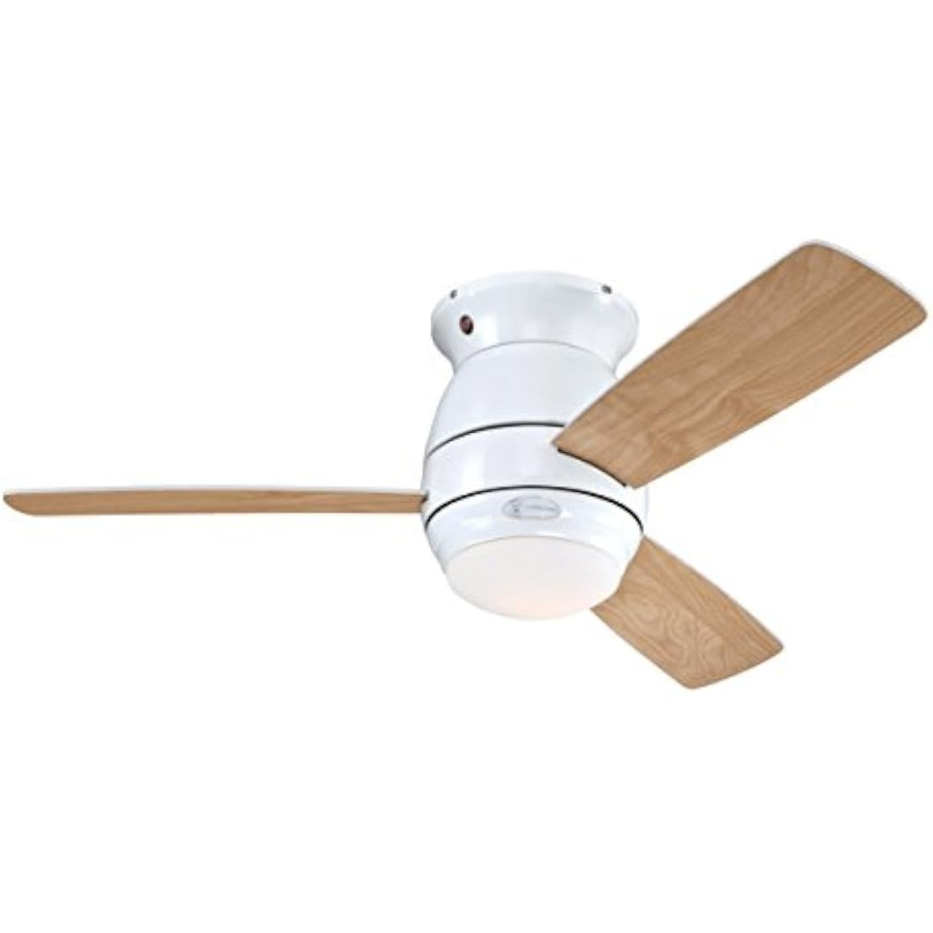 Westinghouse Halley 112cm White Indoor Ceiling Fan with Remote