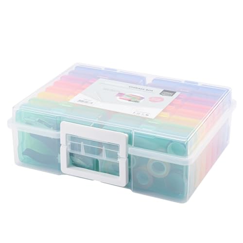 Vaessen Creative Craft Storage Box with 16 Colorful Inner Containers